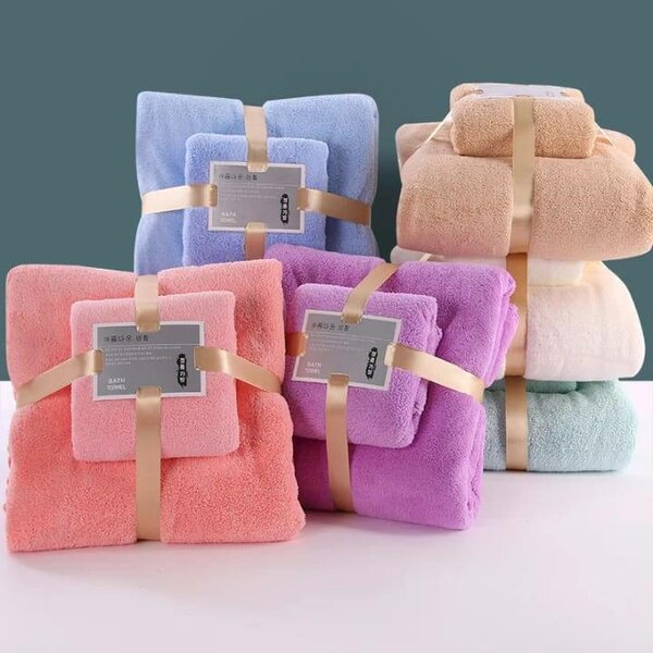 Lot de serviettes colorées