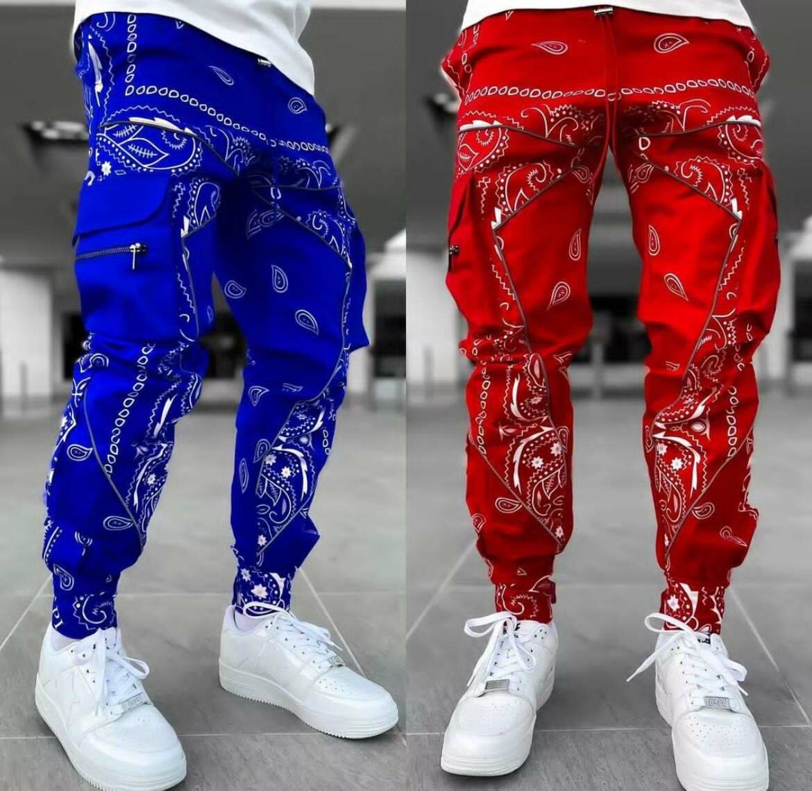 Pantalons cargo imprimés