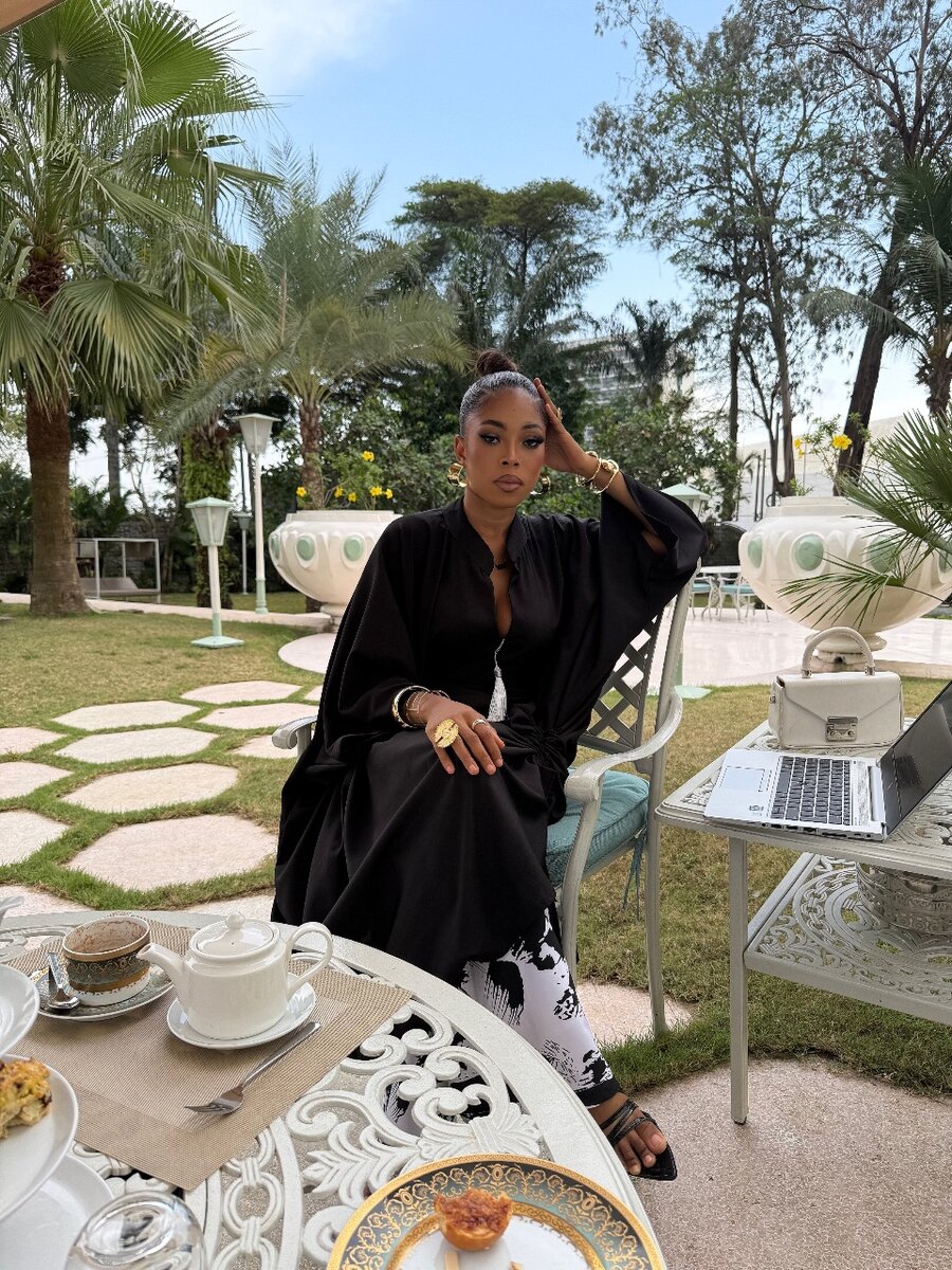 Robe élégante kaftan femme