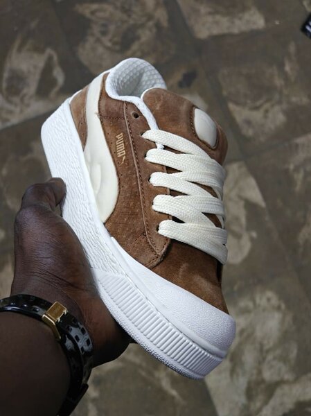 PUMA SUÈDE XL CRUSH MARRON