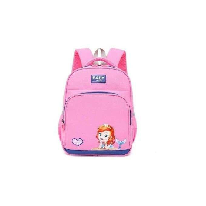 Sac à dos enfant rose motif princesse