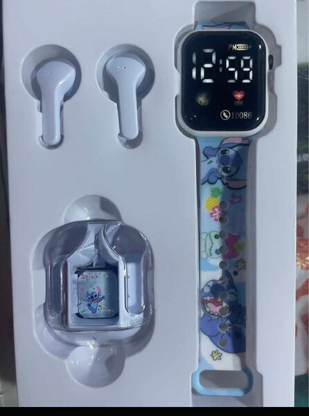 Montre connectée et écouteurs