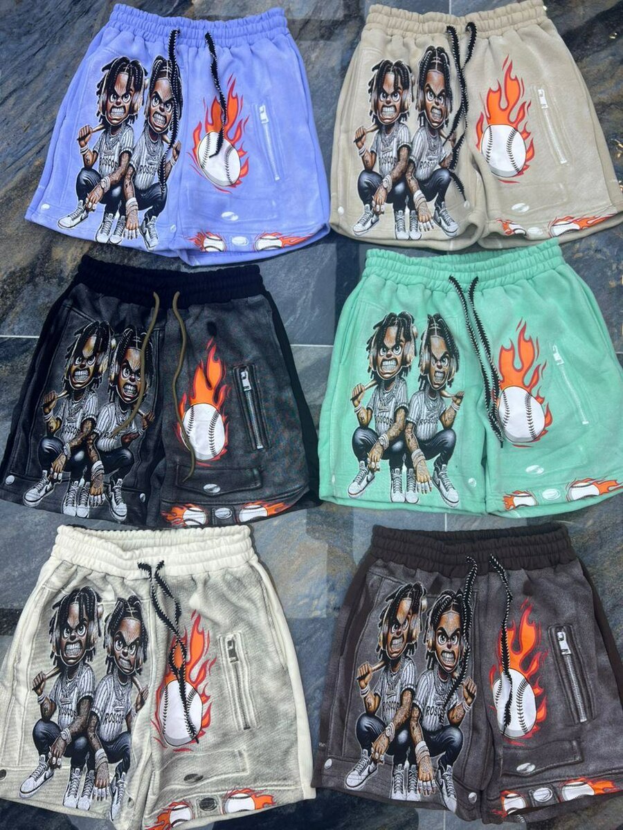 Shorts colorés pour hommes