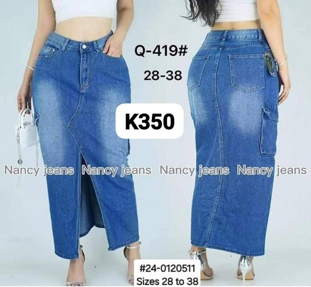Women's denim skirt