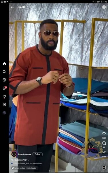 Kaftan top and down