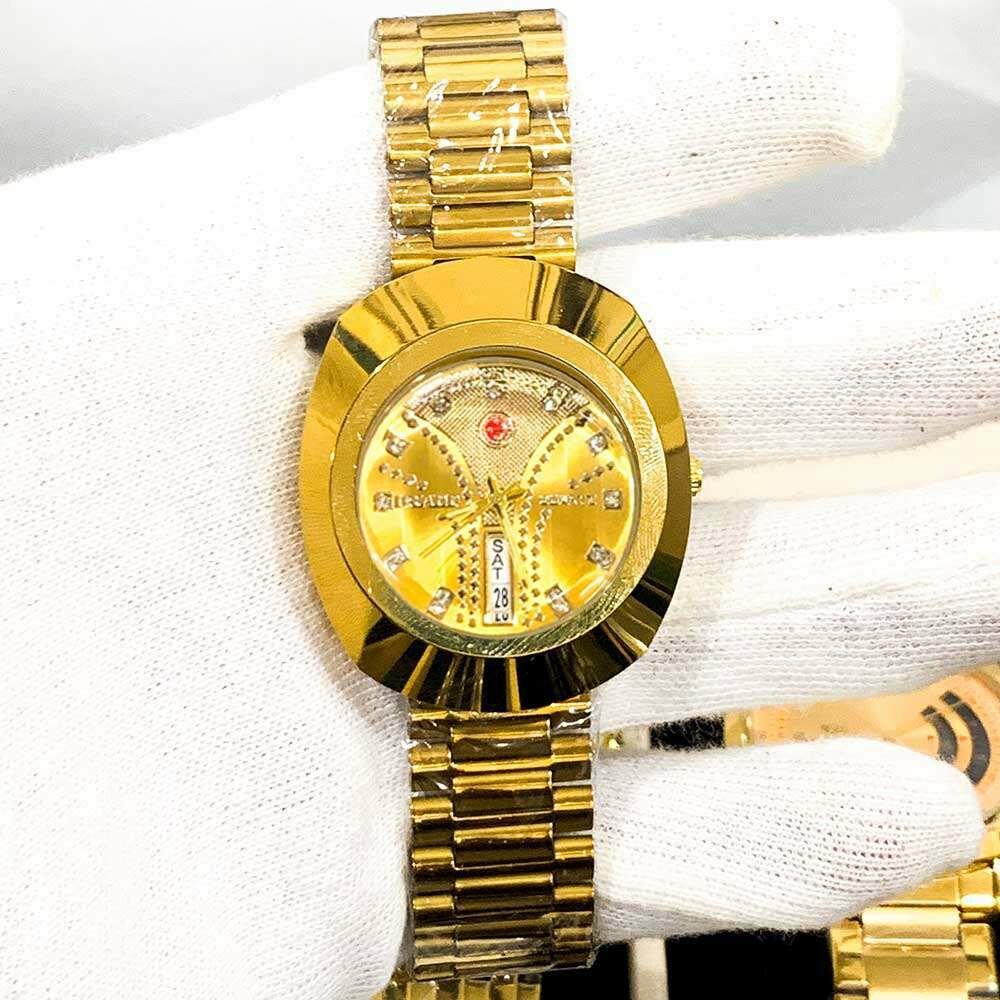 Golden chain watch