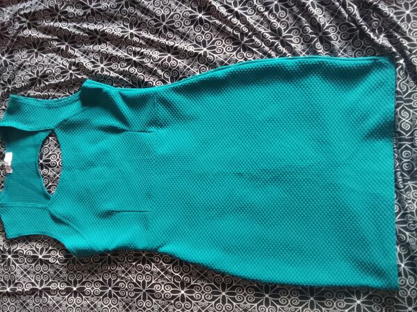 Robe élégante turquoise