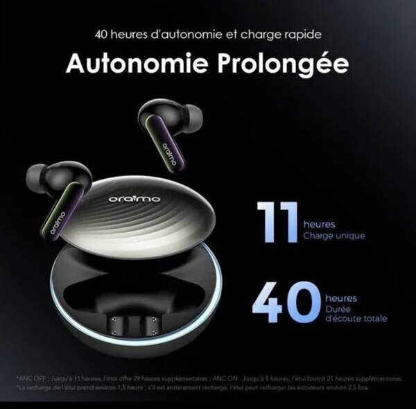 Écouteurs Oraimo SpaceBuds ANC