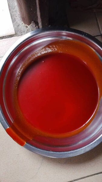 Huile de palme rouge naturelle