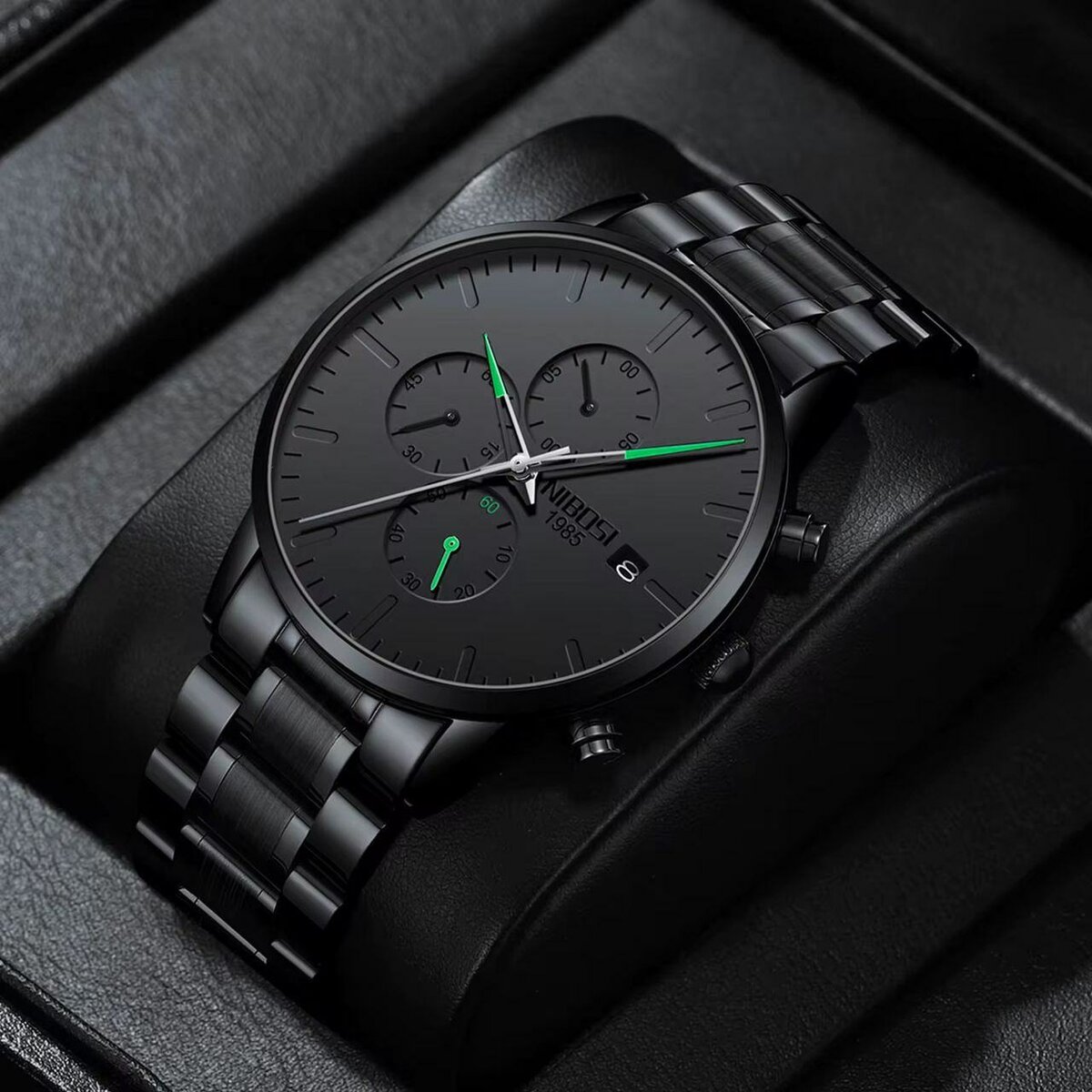Montre Homme Élégante Noire