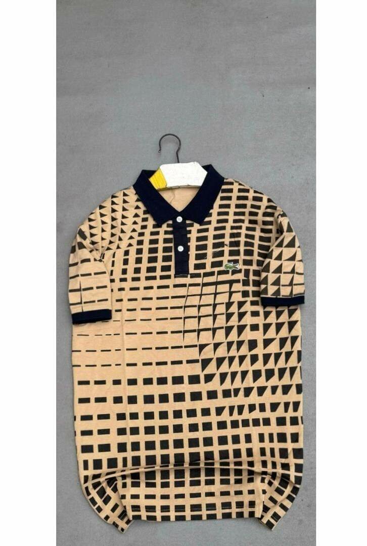 Polo à motif géométrique élégant