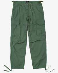 Pantalon cargo vert confortable