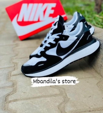 black sneakers