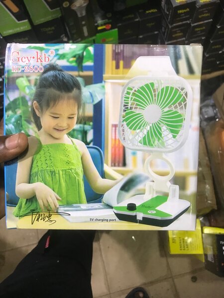 Ventilateur de table USB rechargeable