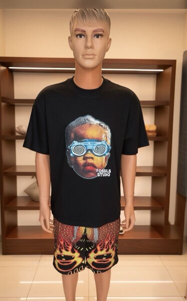 T-shirt imprimé unisexe