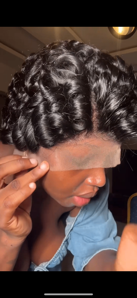 Perruque en dentelle chioma di