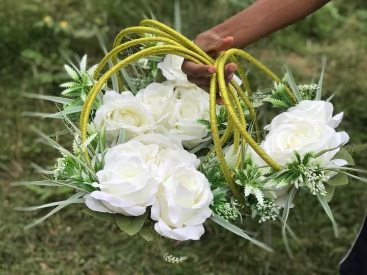 Bridesmaid Bouquet Floral hoops