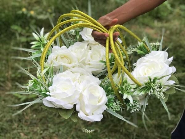 Bridesmaid Bouquet Floral hoops