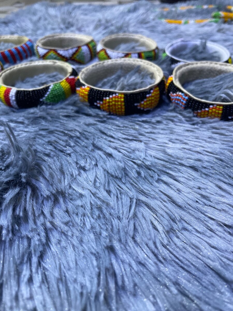 Bracelets ethniques perles colorées