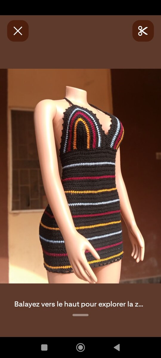 Robe Crochet Été Fait Main