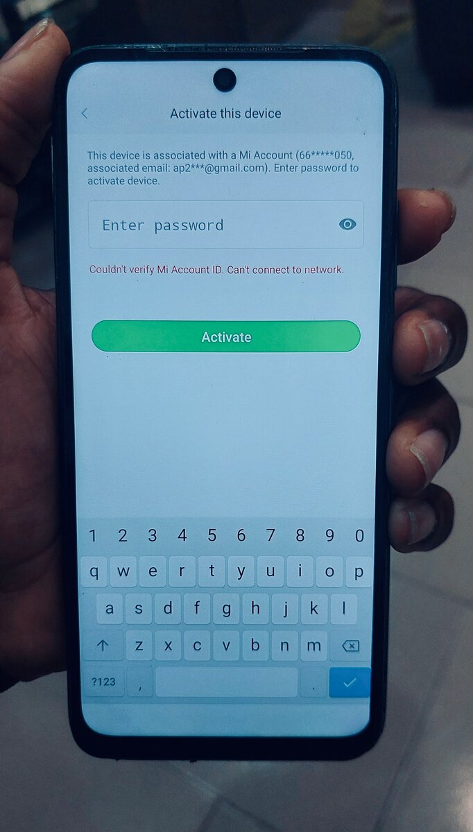 Redmi note 11 bloqué