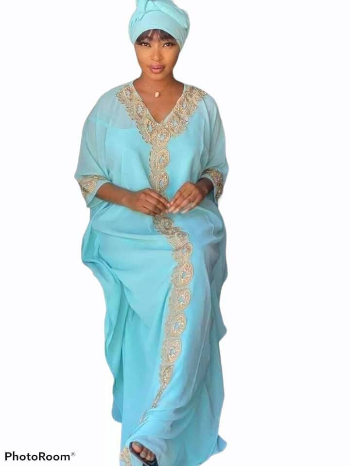 Caftan élégant en satin