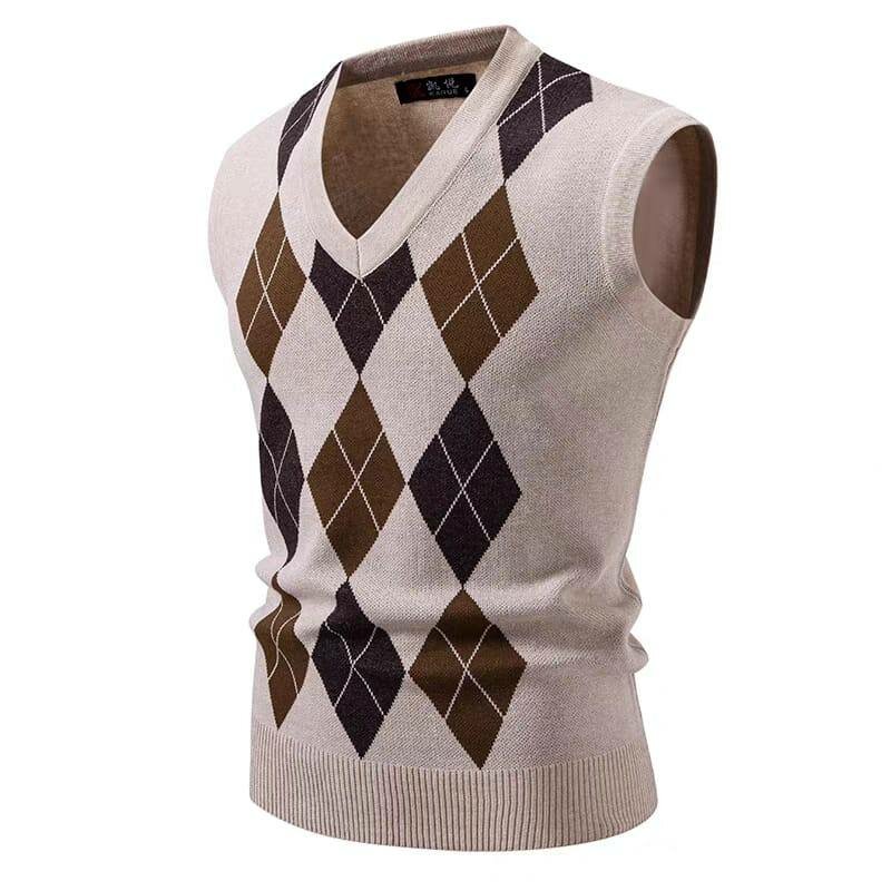 Gilet sans manches en maille