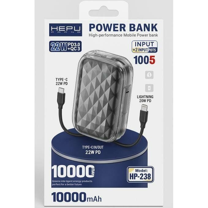 Batterie Externe HEPU 10000mAh