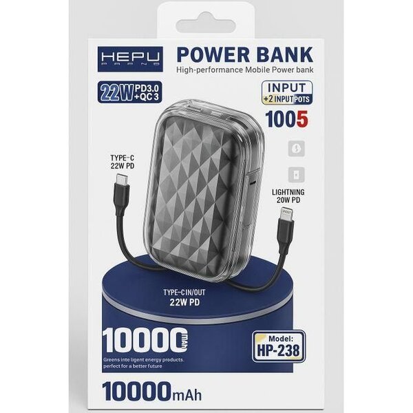Batterie Externe HEPU 10000mAh