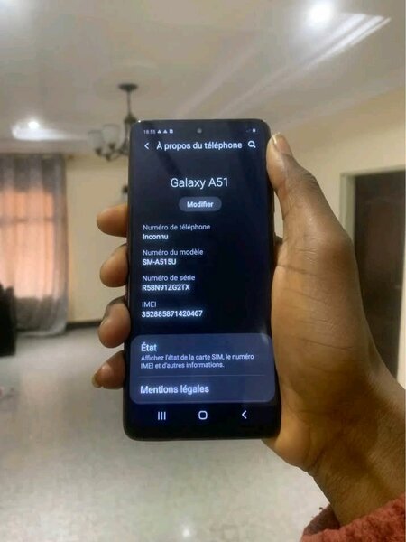 Samsung Galaxy A51 Rouge