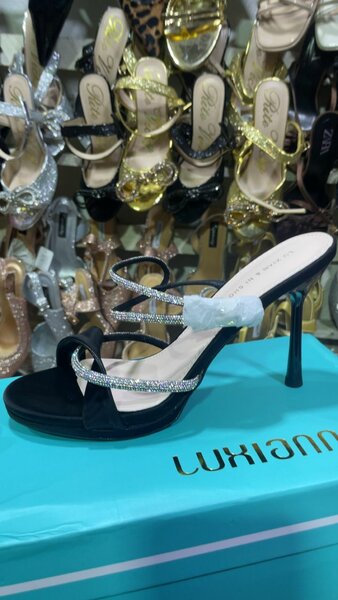 Sandales à talons strass femme