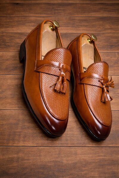 Mocassins élégants en cuir