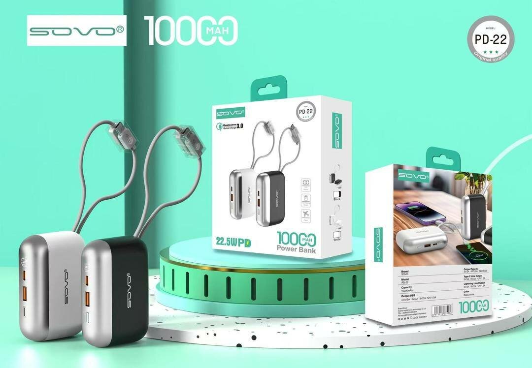Power Bank 10000mAh PD-22