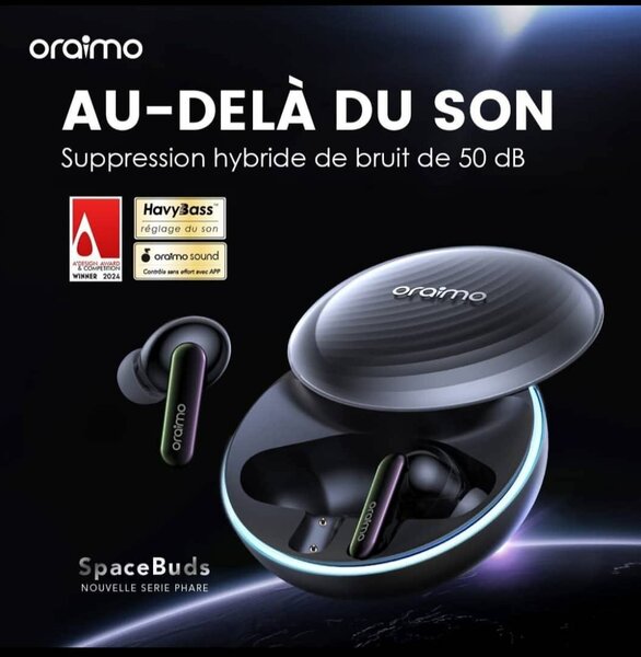 Écouteurs Oraimo SpaceBuds ANC