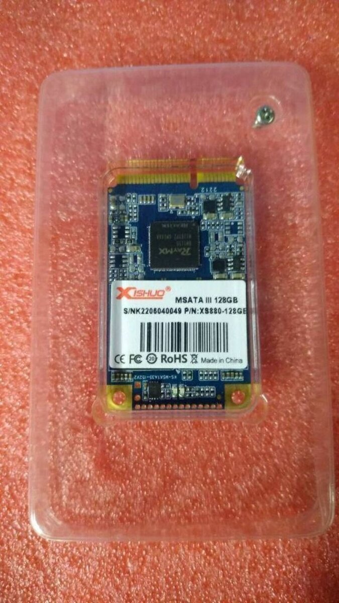 Новый SSD Msata 128GB
