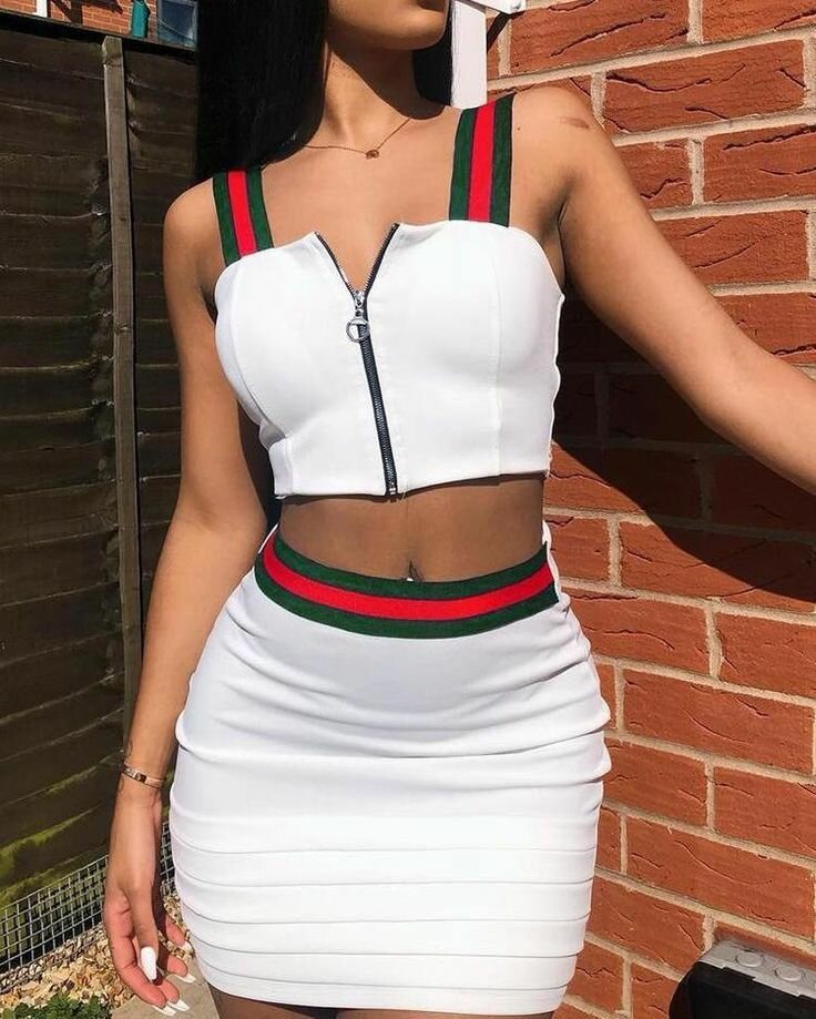Skirt and top