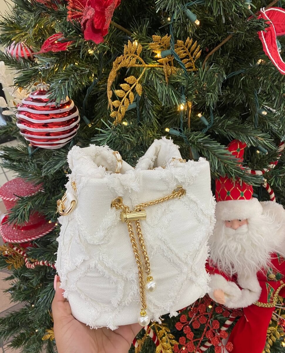 Mini denim bag