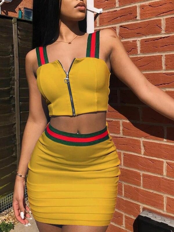 Skirt and top