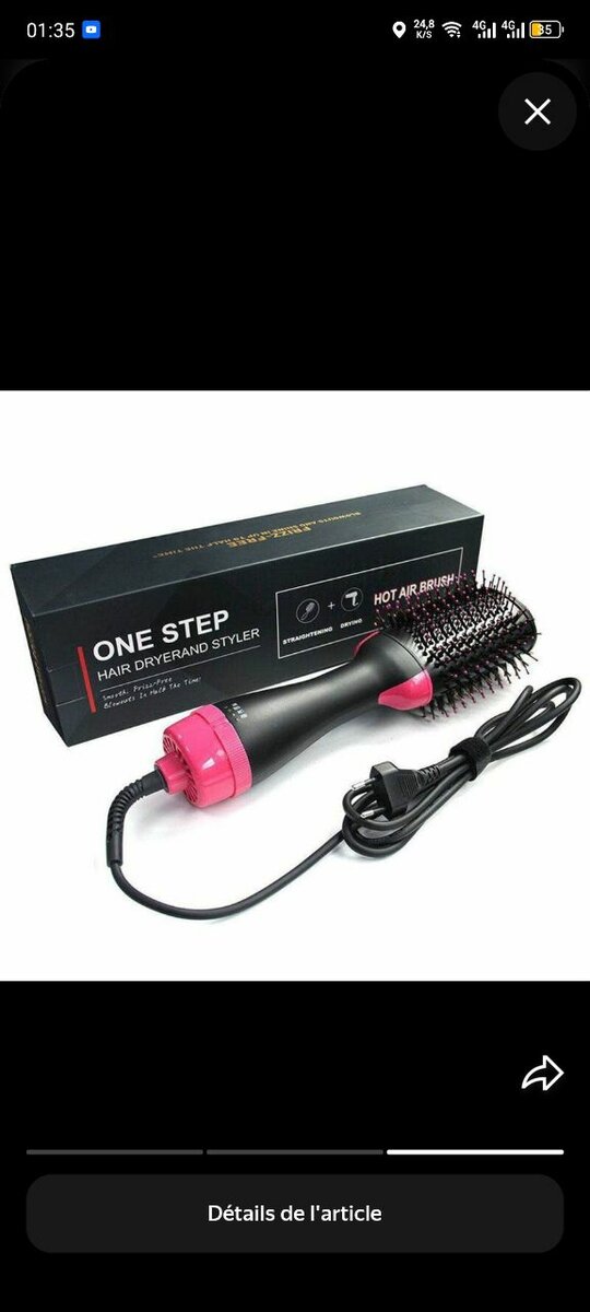 Brosse  Séchante One Step