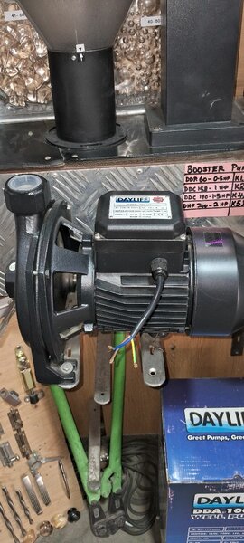 Booster pump 1hp