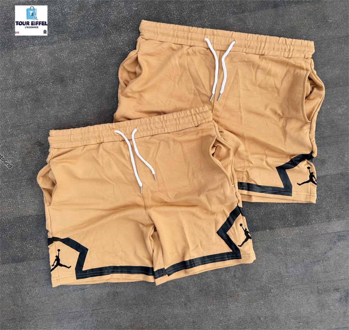 Shorts de sport à cordon