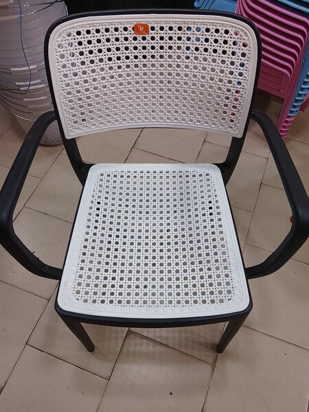 Chaise de Jardin en Plastique Tressé