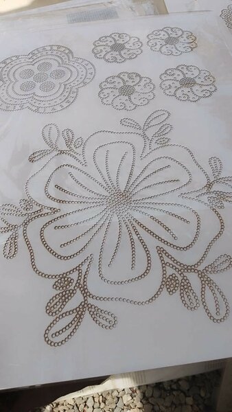 Pochoirs de Motifs Floraux