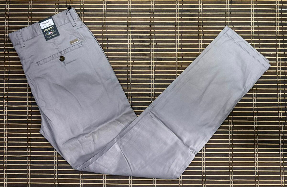 Pantalons chinos gris homme
