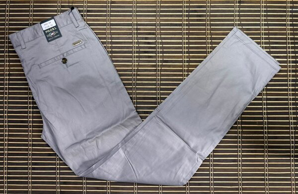 Pantalons chinos gris homme