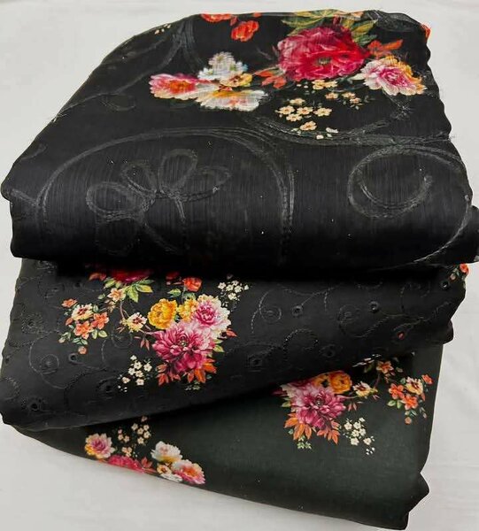 Printed lawn suit