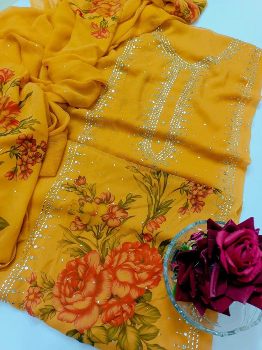 Chiffon suit