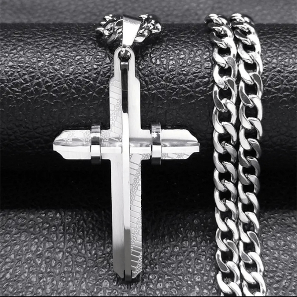 Croix en acier inoxydable