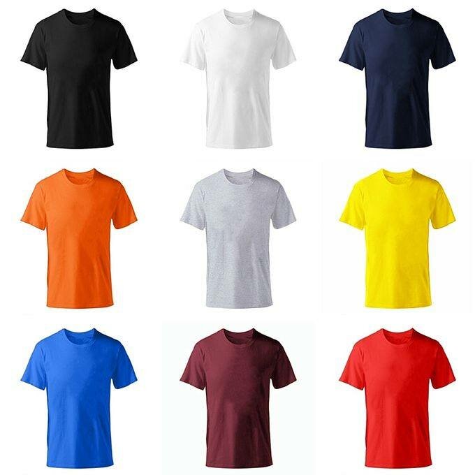 T-shirts colorés en coton