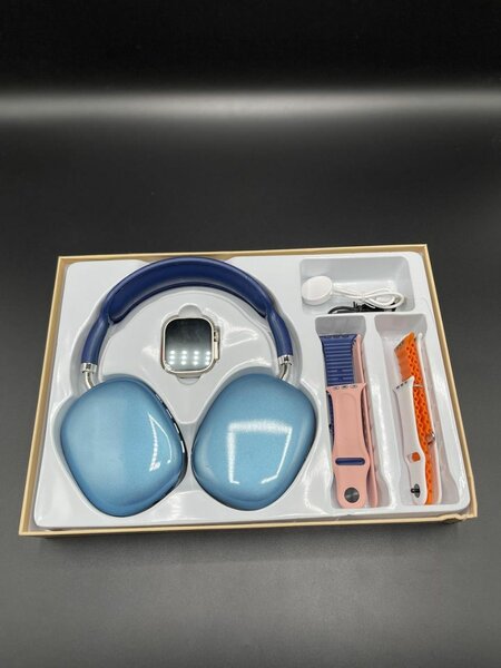 C9 Ultra2  Smartwatch & P9 Wireless Headphones Combo 7 Bands